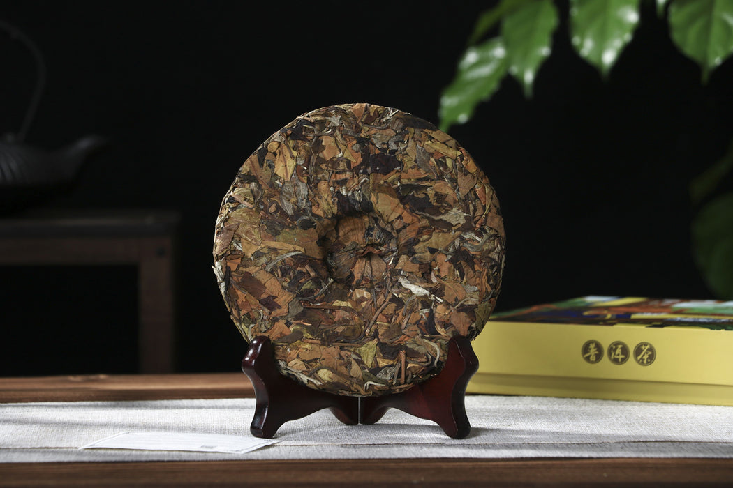 2026 Yunnan Sourcing "Jiu Tai Po Bai Cha" Old Arbor White Tea Cake