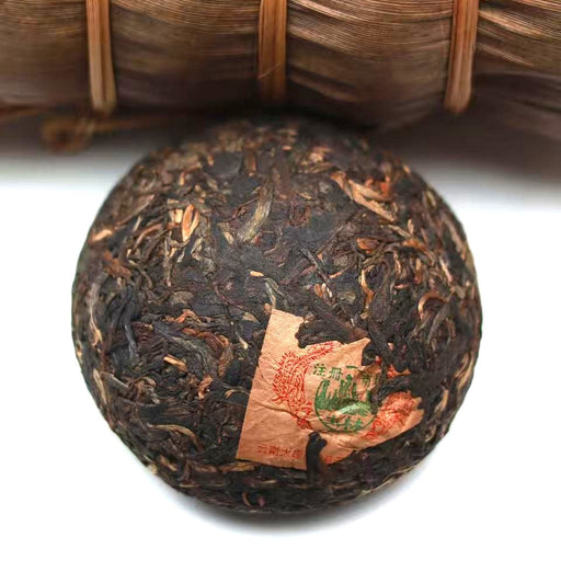 2003 Nan Jian Tu Lin "Bamboo Wrapped" Raw Pu-erh Tea Tuo | Yunnan Sourcing Tea Shop
