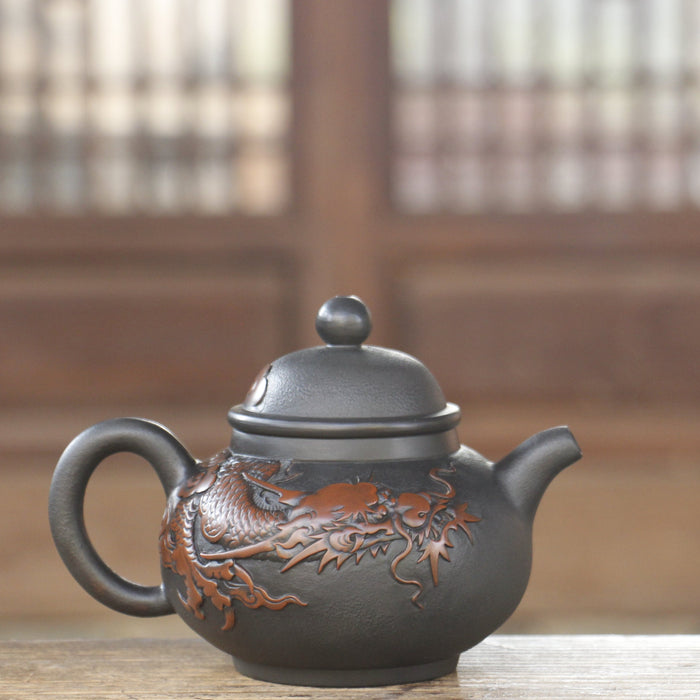 Jian Shui Clay "Dragon" Teapot by Peng Fa Le | Yunnan Sourcing Tea Shop