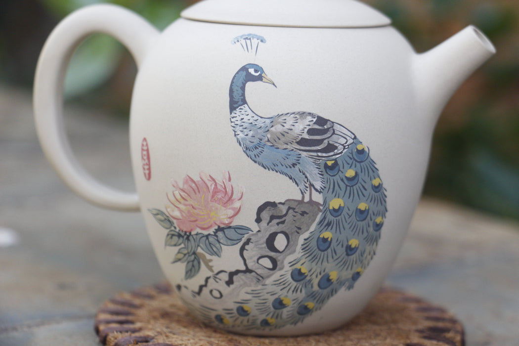 Jian Shui Clay "Peacock 1#" Teapot by Chen Quan