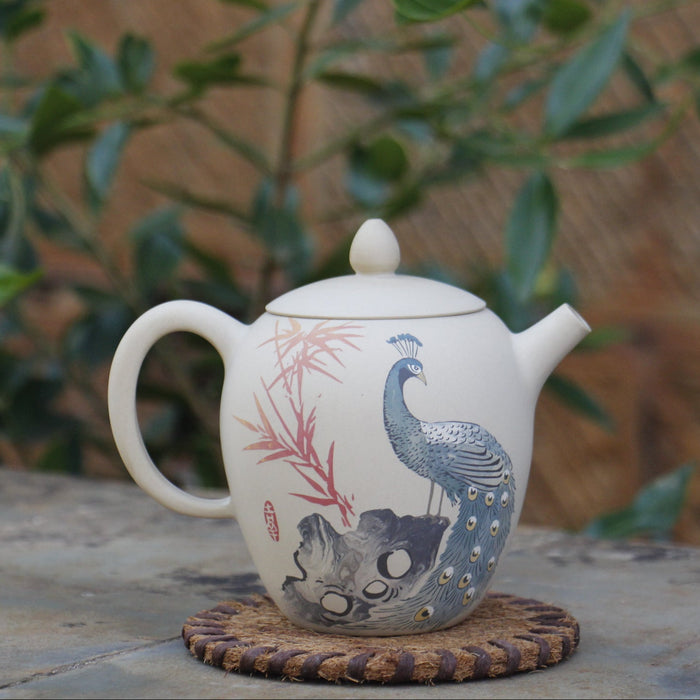 Jian Shui Clay "Peacock 2#" Teapot by Chen Quan