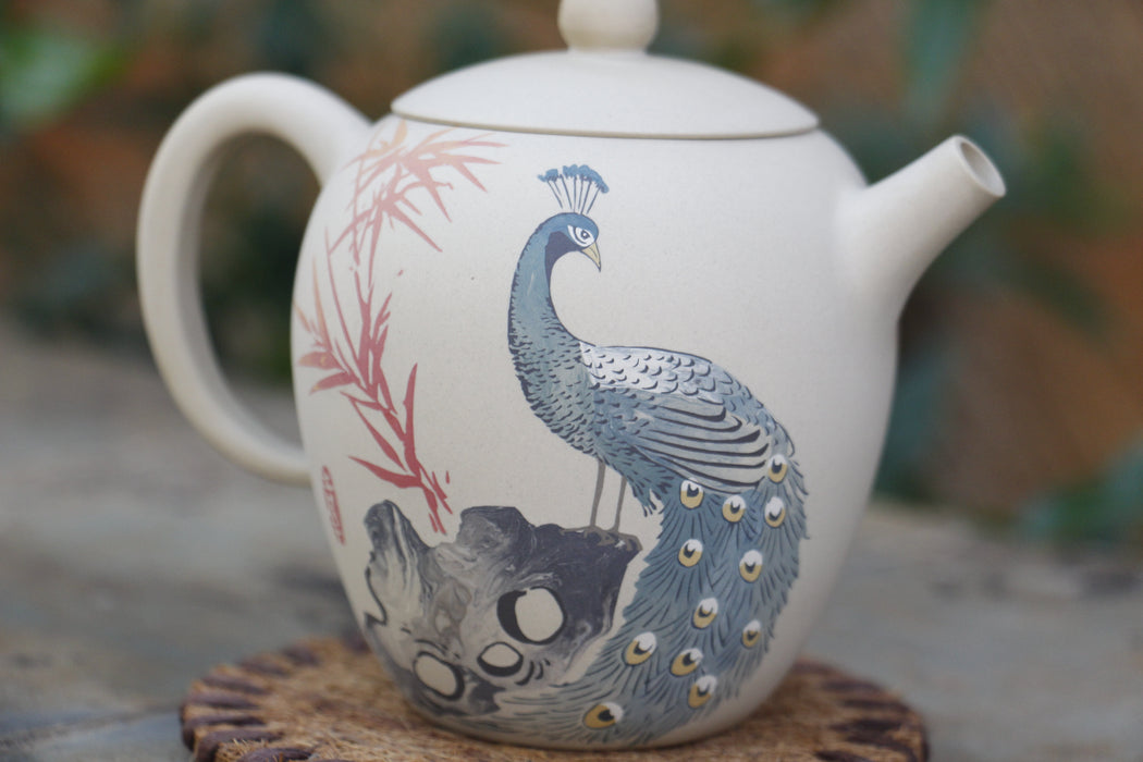 Jian Shui Clay "Peacock 2#" Teapot by Chen Quan