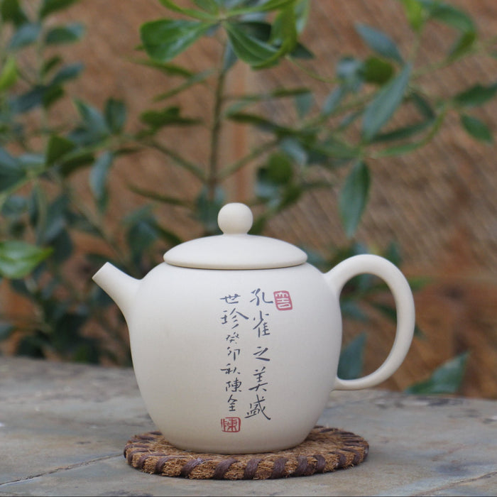 Jian Shui Clay "Peacock 3#" Teapot by Chen Quan