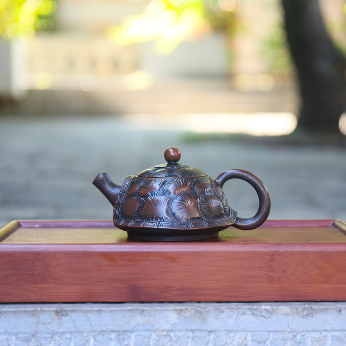 Jian Shui Clay "Turtle" Teapot by Wang Yan Ping | Yunnan Sourcing Tea Shop