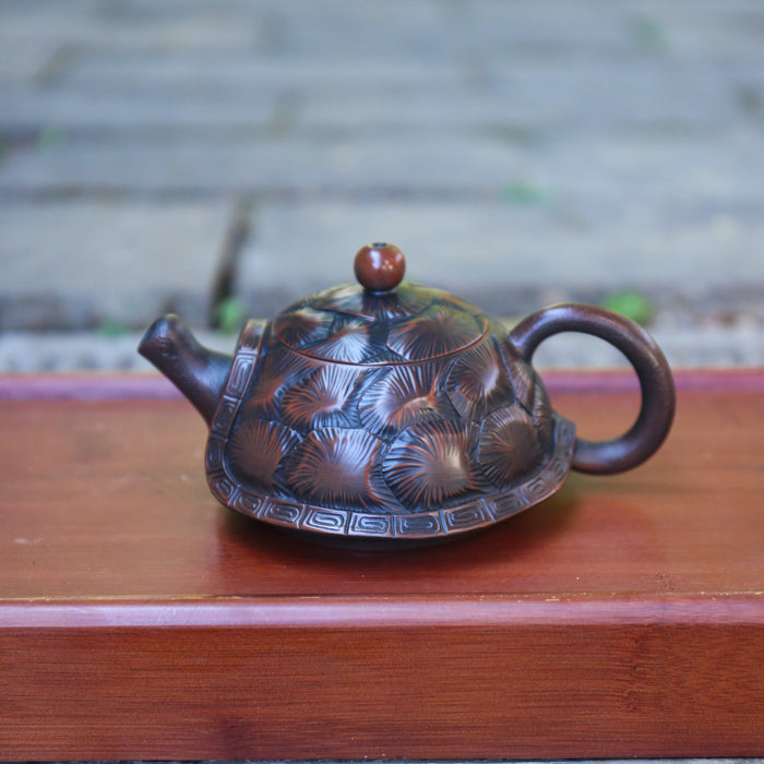 Jian Shui Clay "Turtle" Teapot by Wang Yan Ping | Yunnan Sourcing Tea Shop