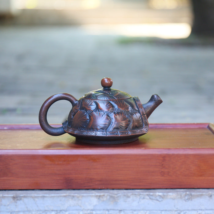 Jian Shui Clay "Turtle" Teapot by Wang Yan Ping | Yunnan Sourcing Tea Shop