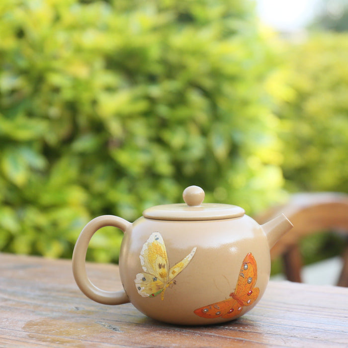 Jian Shui Clay "Butterfly 2#" Teapot by Kong Ye
