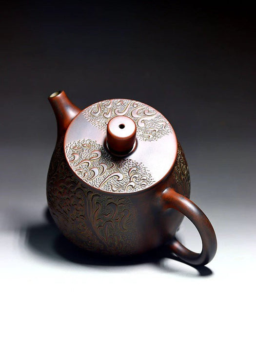 Qin Zhou Nixing Clay Teapot "Long Xian Liu Xiang" by Lu Ji Zu | Yunnan Sourcing Tea Shop