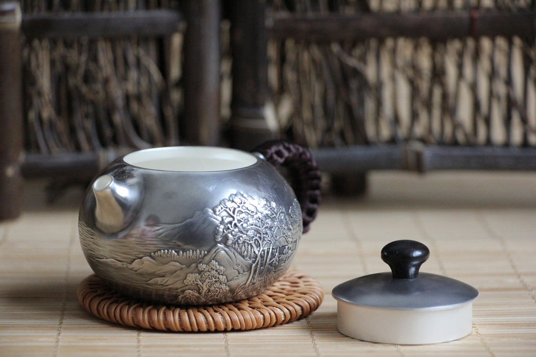 Mini Dragon Egg Teapot Pure Silver 999 * 50ml — Yunnan Sourcing