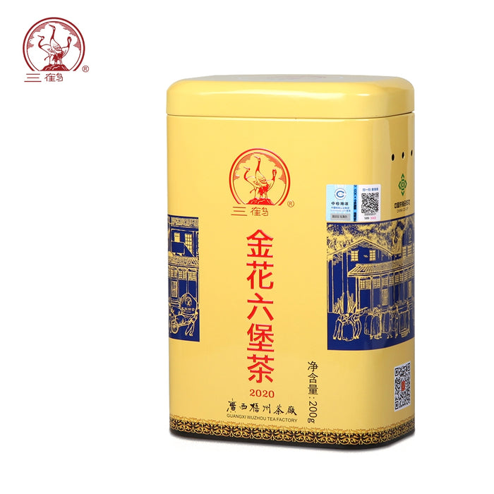 2020 Three Cranes "Golden Flowers" Liu Bao Tea