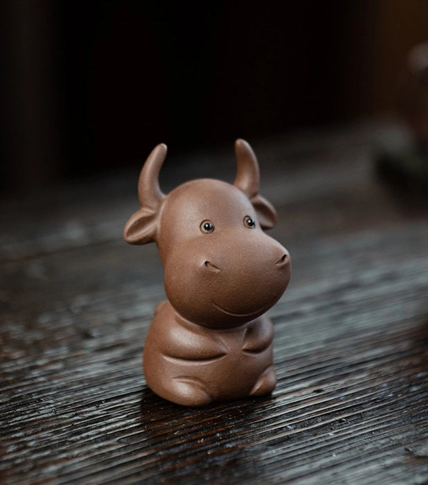 Yixing Purple Clay Ox Tea Mascot