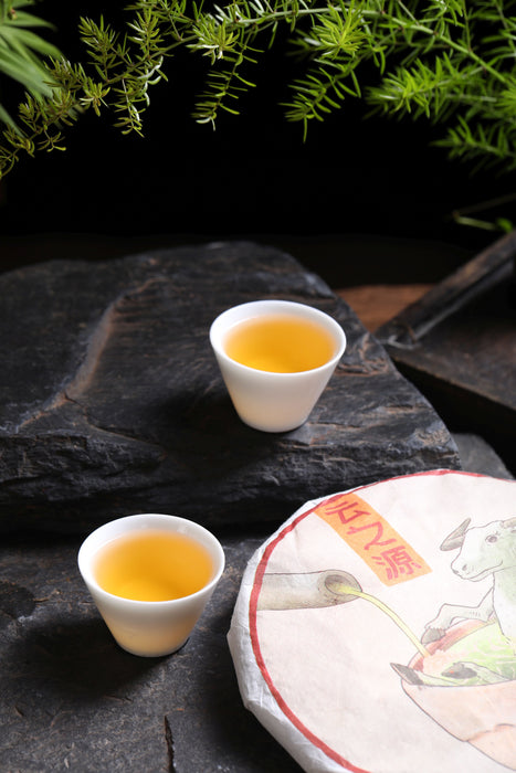 2021 Yunnan Sourcing "Shi Pian Di' Raw Pu-erh Tea Cake