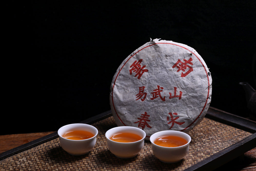 2002 Yi Wu Mountain "Spring Tips" Raw Pu-erh Tea Cake