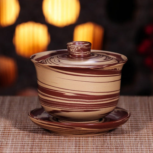 Rose Bush Travel Tea Set With Easy Gaiwan and Cups — Yunnan
