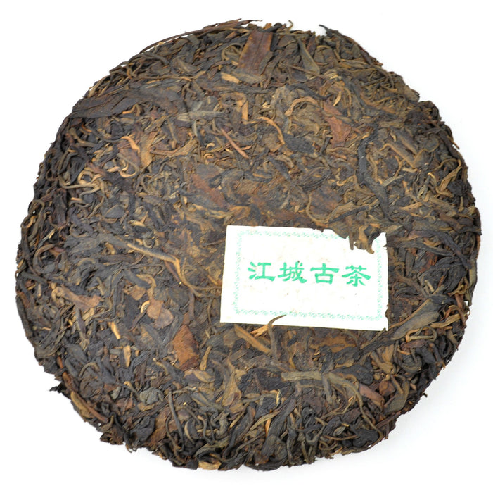2002 Jiang Cheng "Ye Sheng Gu Cha" Aged Raw Pu-erh Tea Cake