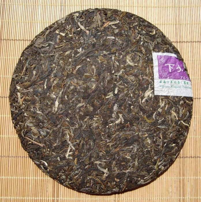 2008 Xiaguan 7653 Yuan Cha Raw Pu-erh Tea Cake | Yunnan Sourcing Tea Shop