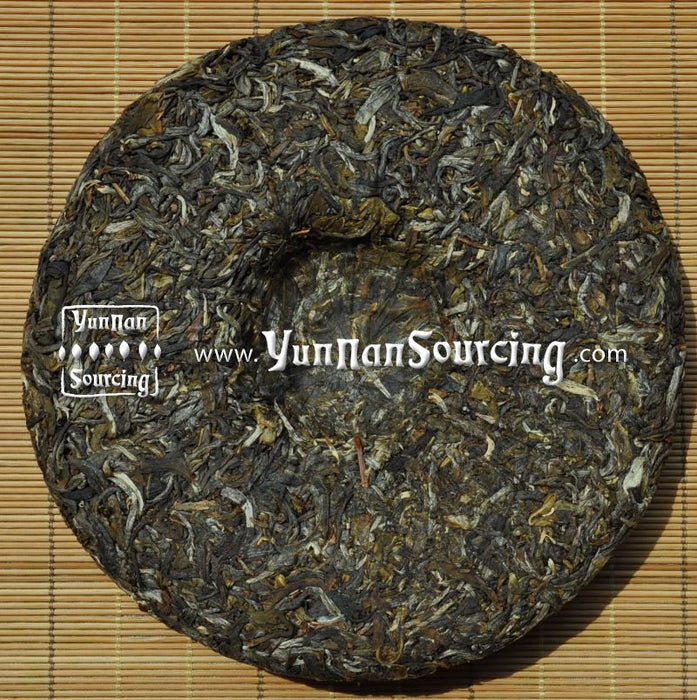 2010 Hai Lang Hao "Ba Ma Gong Chun" Nan Nuo Shan Ancient Arbor Raw Pu-erh Tea Cake - Yunnan Sourcing Tea Shop