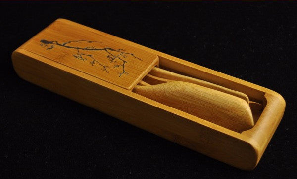 Bamboo Wood Foldable Cha Dao Set for Gong Fu Tea