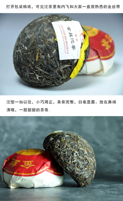 2021 Xiaguan "Gold Ribbon Tuo" Raw Pu-erh Tea