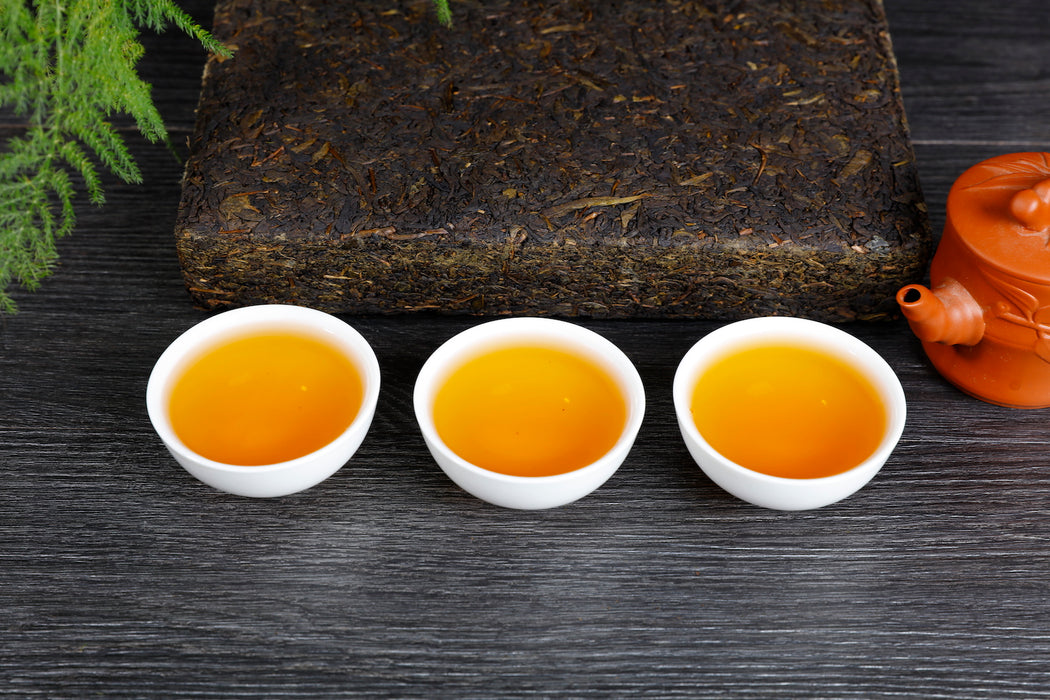 2017 Gao Ma Er Xi "Liang Bai Dan" Fu Brick Tea of Hunan