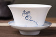 "Lotus Emerges from Water" Porcelain Gaiwan * 180ml - Yunnan Sourcing Tea Shop