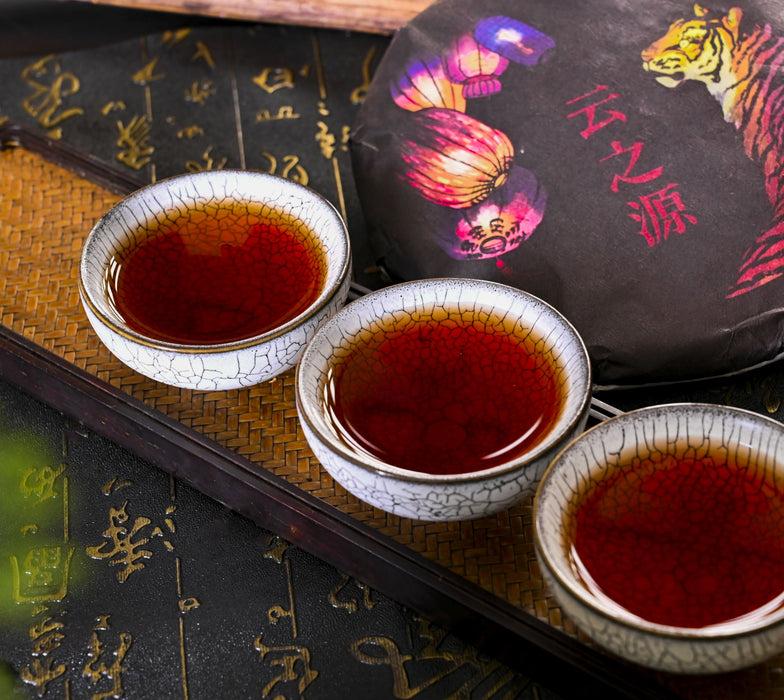 2022 Yunnan Sourcing "Pasha Mountain" Ripe Pu-erh Tea Cake