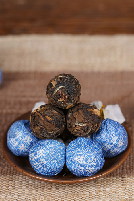 Shou Mei White Tea with Aged Tangerine Peel Dragon Balls