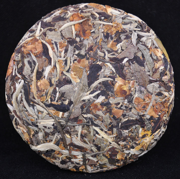 2017 Spring Yi Shan White Tea and Camellia Flower Cake * 200 grams | Yunnan Sourcing Tea Shop