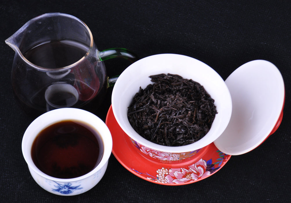 2012 Yi Shan Jing Gu Gong Ting Ripe Pu-erh Tea Brick