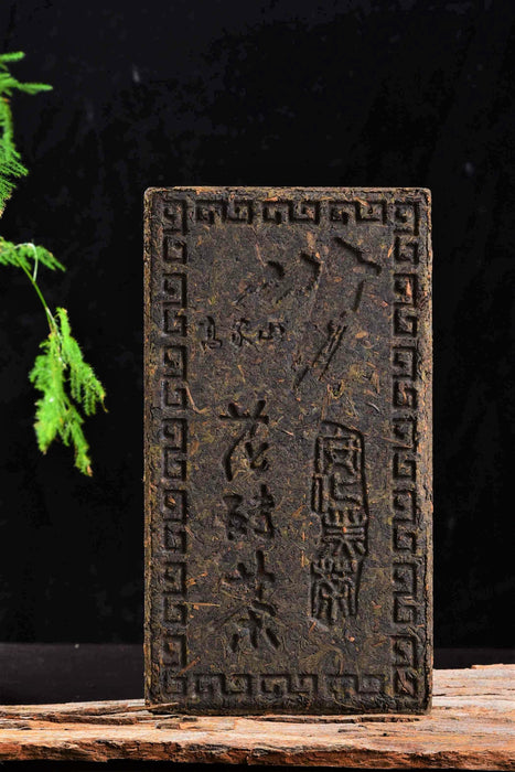 2012 Gao Jia Shan "Hua Zhuan" Hunan Hei Cha Brick