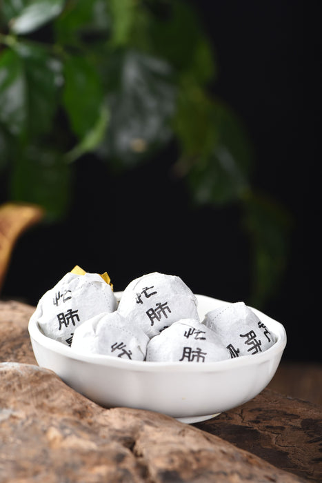 Mang Fei Mountain "Golden Pu-erh" Dragon Balls Tea