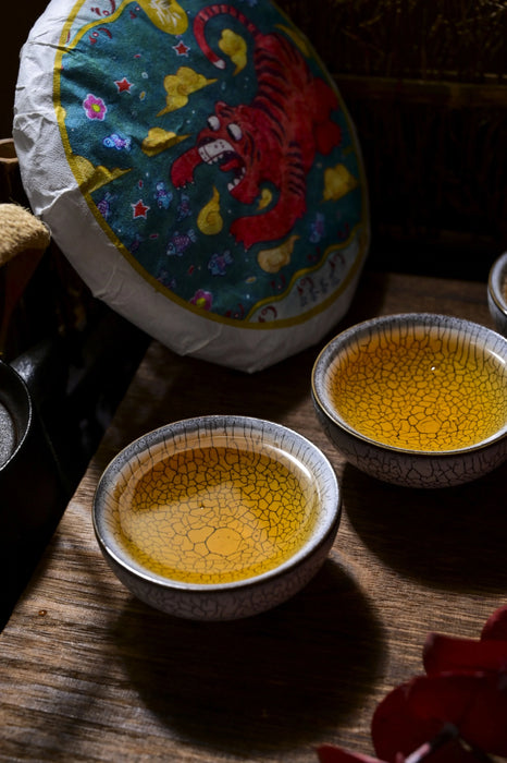 2022 Yunnan Sourcing "Man Gang Tea Flowers" White Tea Cake