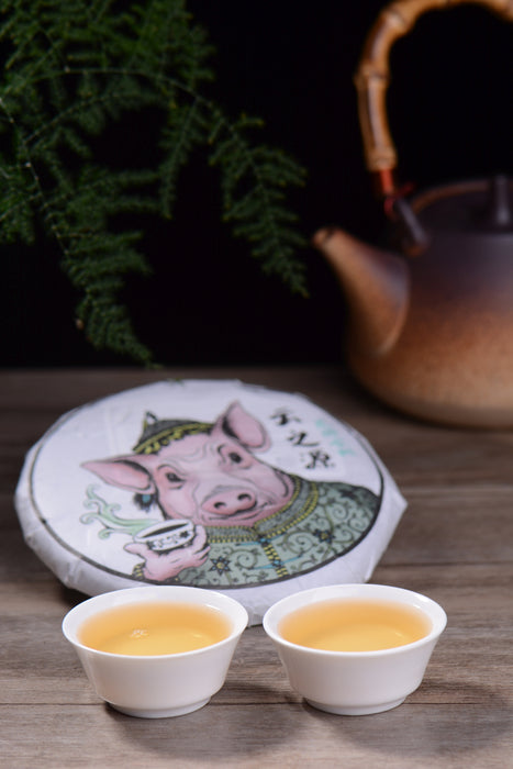 2019 Yunnan Sourcing "Long Tang Gu Shu" Old Arbor Raw Pu-erh Tea Cake