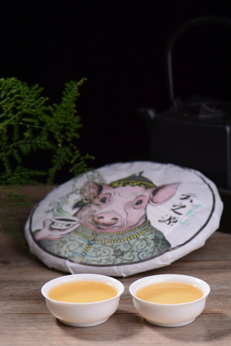 2019 Yunnan Sourcing "Qian Jia Shan" Raw Pu-erh Tea Cake