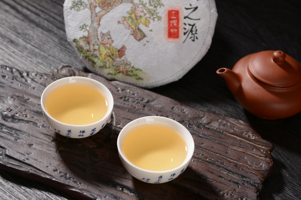 2019 Yunnan Sourcing "San Ke Shu" Old Arbor Raw Pu-erh Tea Cake