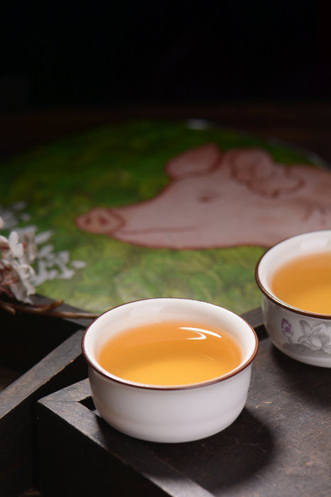 2019 Yunnan Sourcing "Spring Morning" Raw Pu-erh Tea Cake