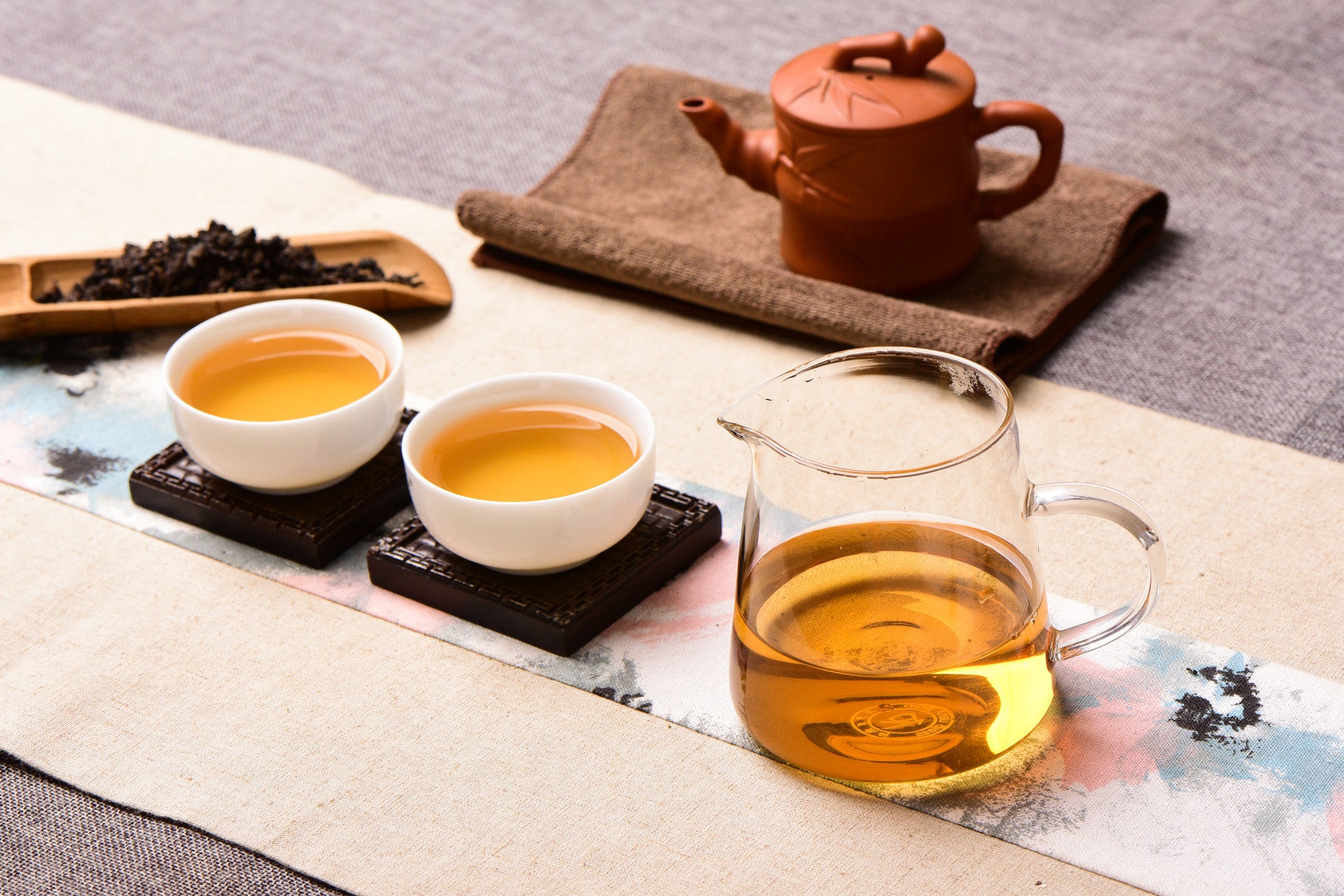 Charcoal Roasted Gan De Village Tie Guan Yin Oolong Tea of Anxi Yunnan ...
