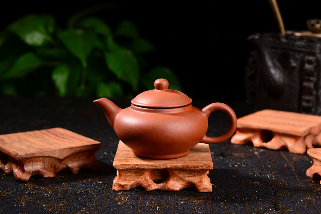 Hardwood Burl Teapot and Cups Stand | Yunnan Sourcing Tea Shop