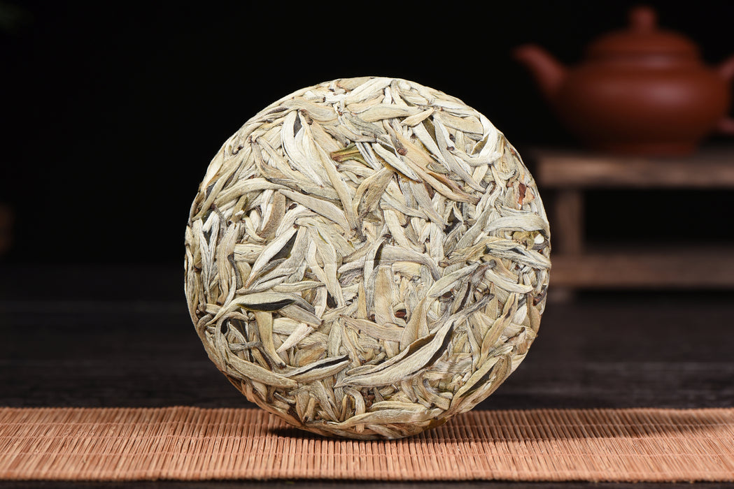 Jinggu Sun-Dried Silver Needles White Pu-erh Tea Cake
