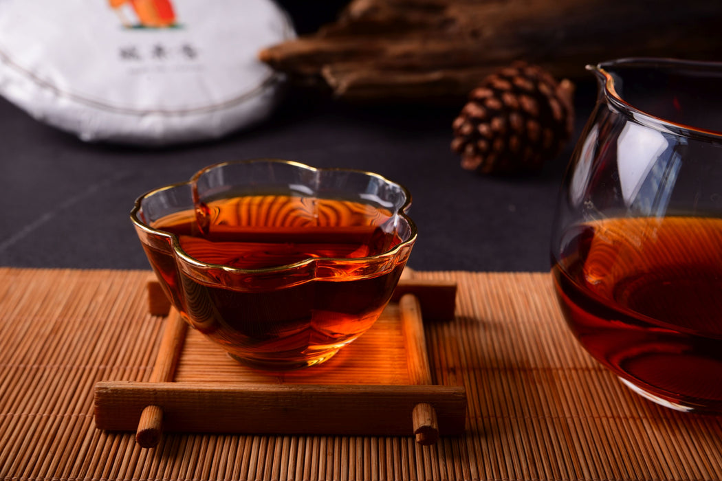 2020 Yunnan Sourcing "Nuo Mi Xiang" Ripe Pu-erh tea and Sticky Rice Herb