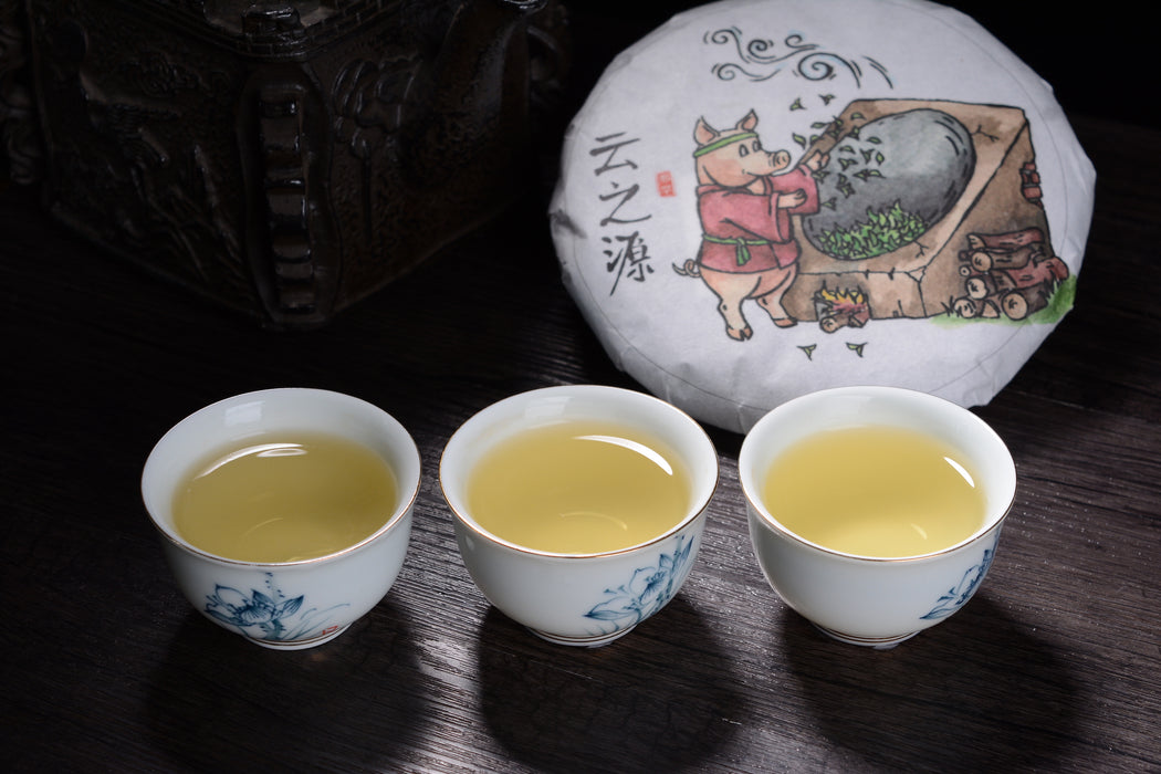 2019 Yunnan Sourcing "Na Han Village" Old Arbor Raw Pu-erh Tea Cake