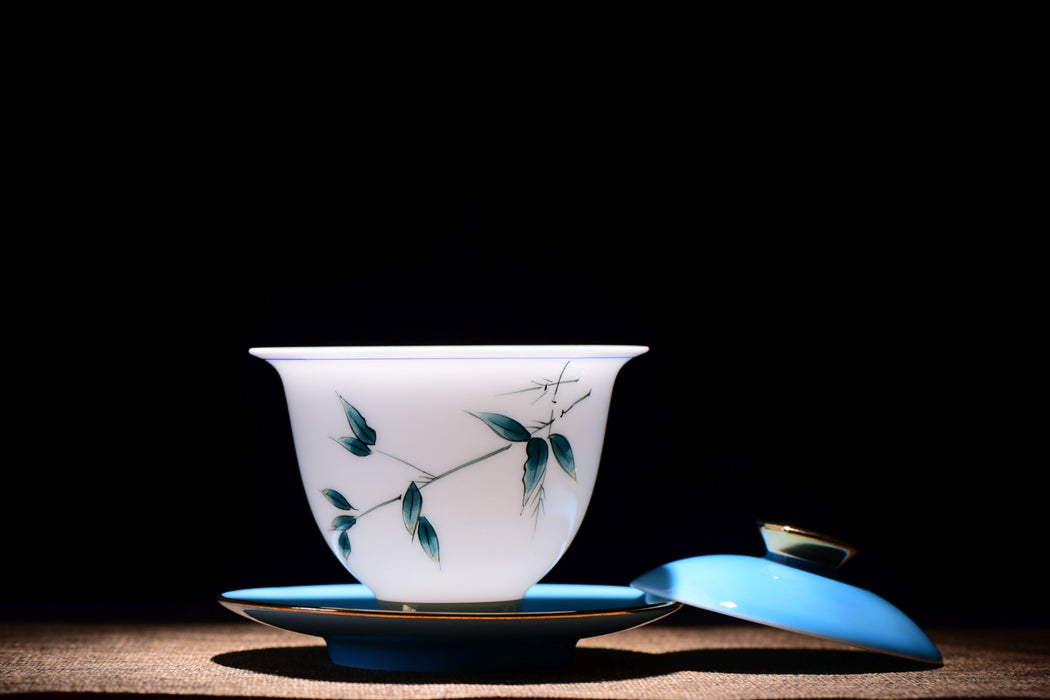 Gaiwan Ceramic Pot Tea Set Cup Accessories Luxury Japanese Bubble