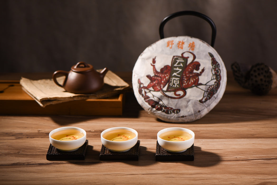 2016 Yunnan Sourcing "Autumn Ye Zhu Tang" Wild Arbor Raw Pu-erh Tea Cake