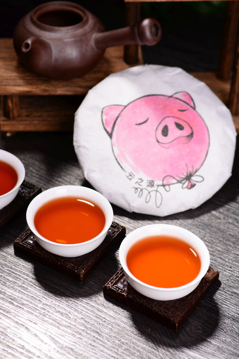 2019 Yunnan Sourcing "Dizzy" Ripe-Raw Blend Pu-erh Tea Cake