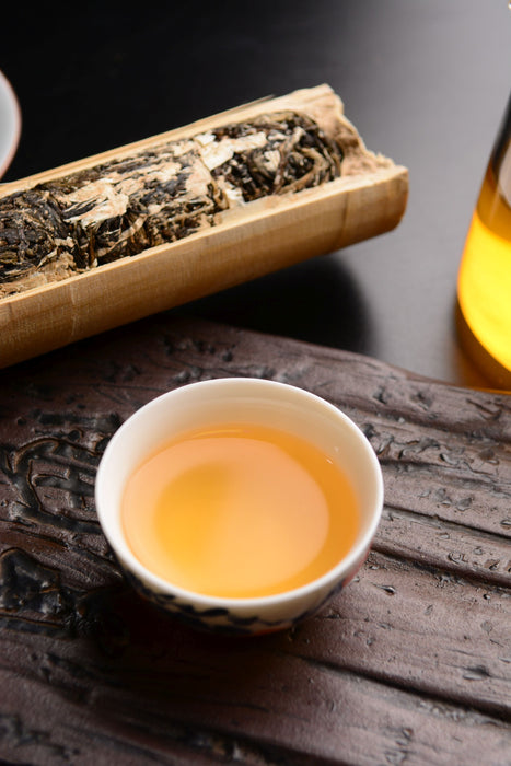 Meng Song Bamboo Roasted Raw Pu-erh Tea