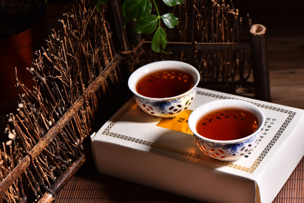 2017 Hai Lang Hao "Lao Ban Zhang" Ripe Pu-erh Tea Brick