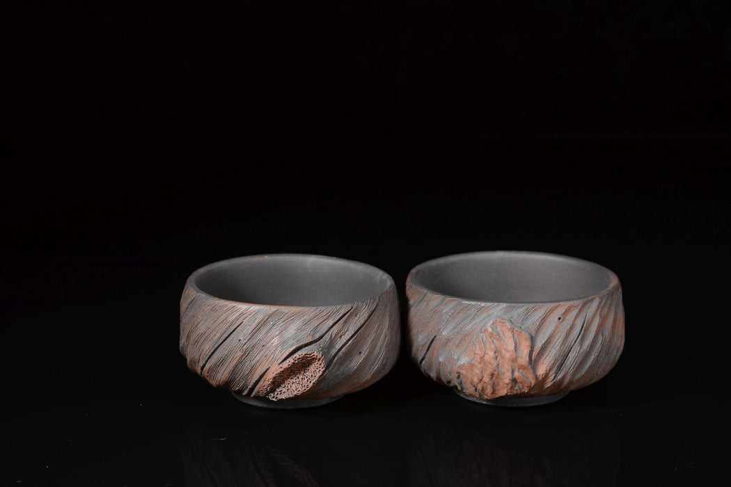 Jian Shui Clay "Gnarled Wood" Dragon Kiln Style Cup