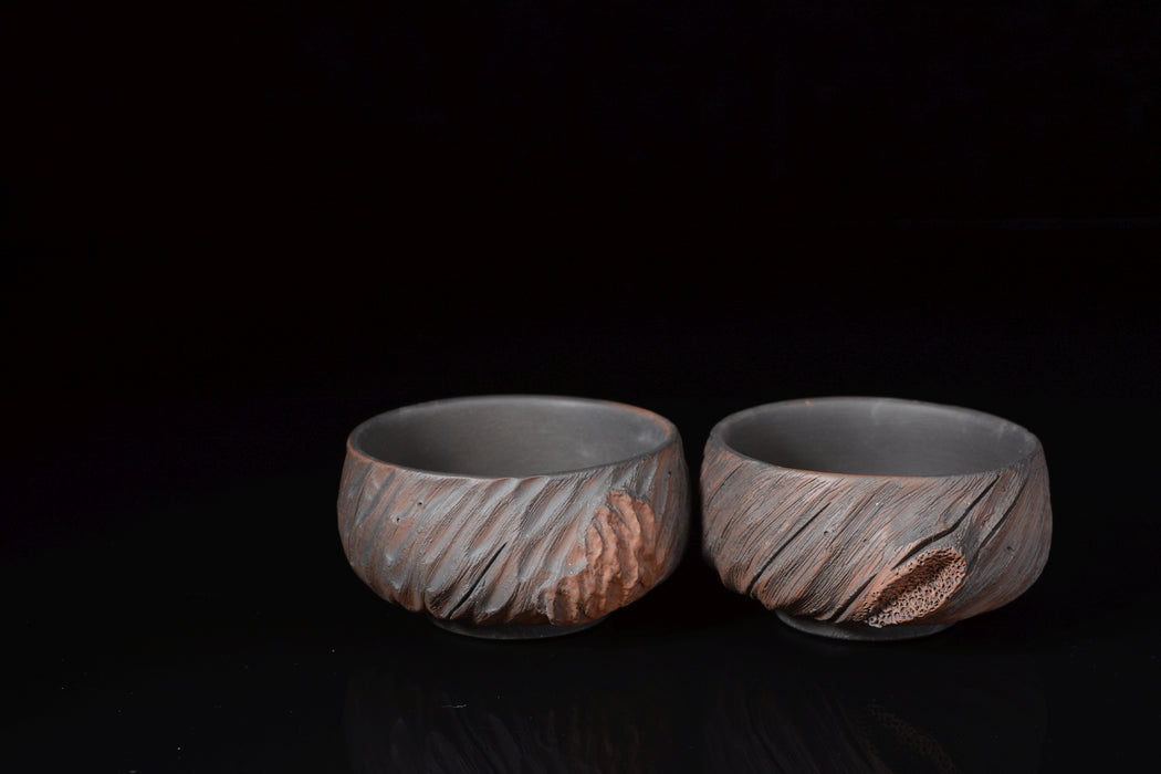 Jian Shui Clay "Gnarled Wood" Dragon Kiln Style Cup