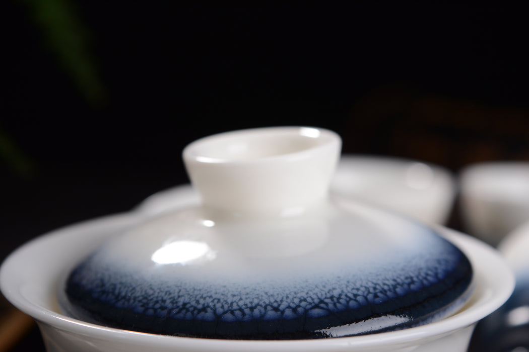 "Mountains Reaching the Sea" Gaiwan and Cups