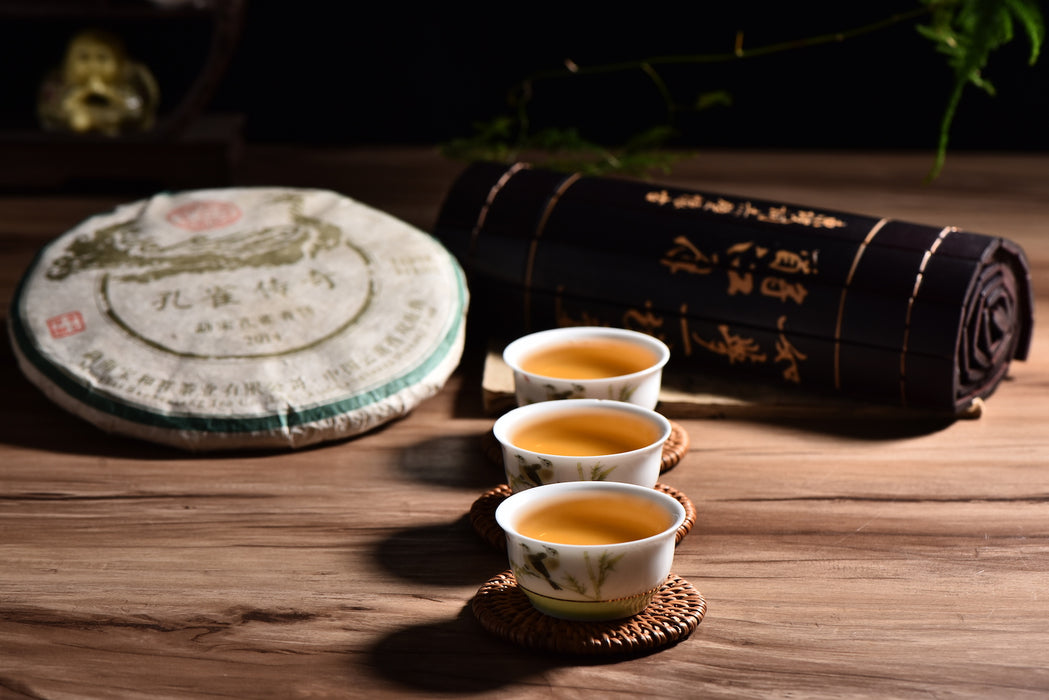 2014 Bao He Xiang "Meng Song Peacock" Raw Pu-erh Tea Cake